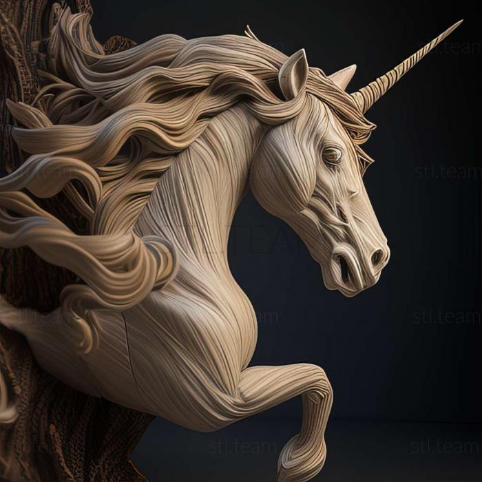 3D model unicorn (STL)